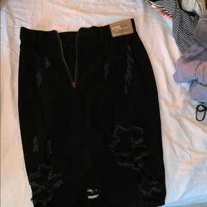 One teaspoon pencil skirt with a slit in the back.